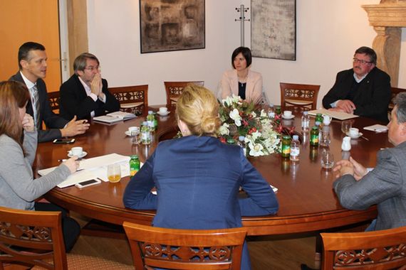 Župan Flego na radnom sastanku s predstavnicima Općine Grožnjan	