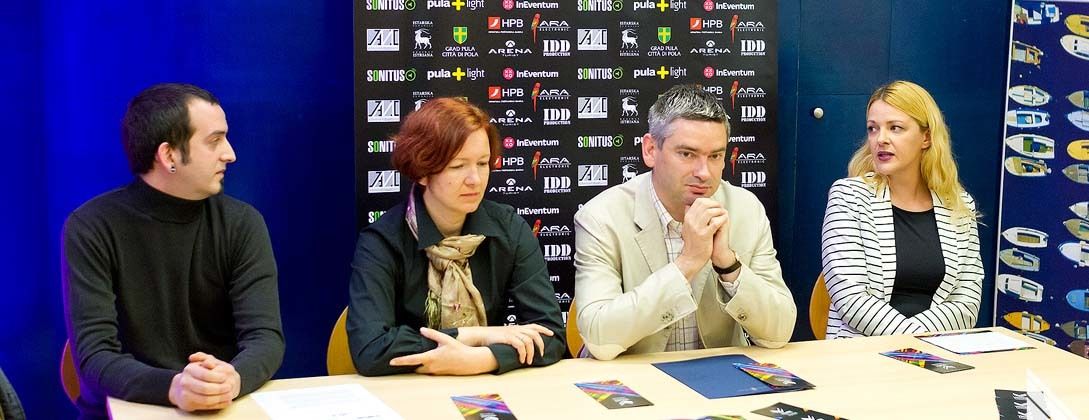 Marko Bolković, Sanja Cinkopan- Korotaj, Boris Miletić i Jasmina Nina Kamber, pročelnica za kulturu Grada Pule