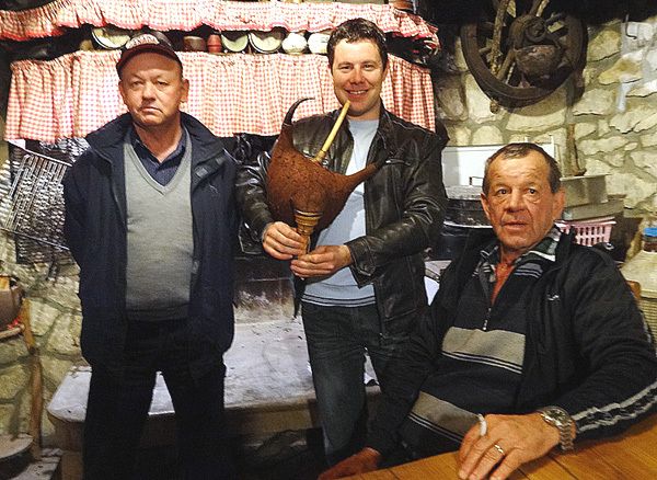 Milio Fonović - Lemešić, Serđo Valić i Marino Stepančić