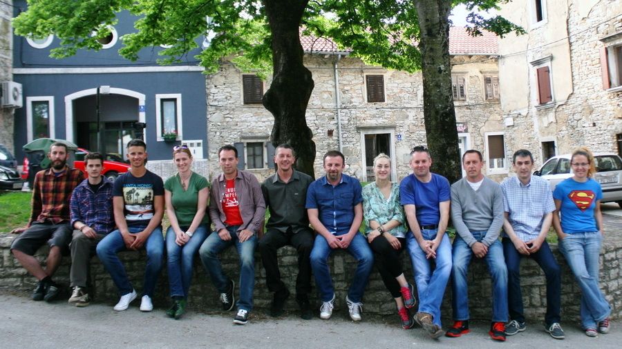 Neki od članova triju kandidacijskih listi grupe birača za vijeća mjesnih odbora Pazina