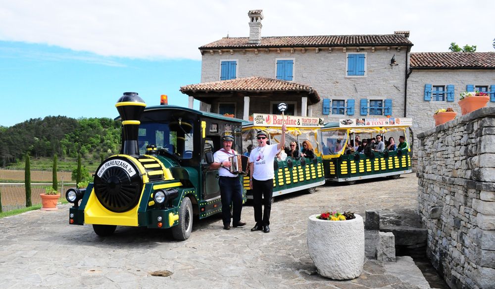 Parenzana Train na postaji Kabola