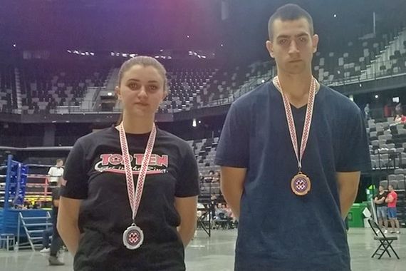 Diana Tanushaj viceprvakinja, Marin Sanković brončani