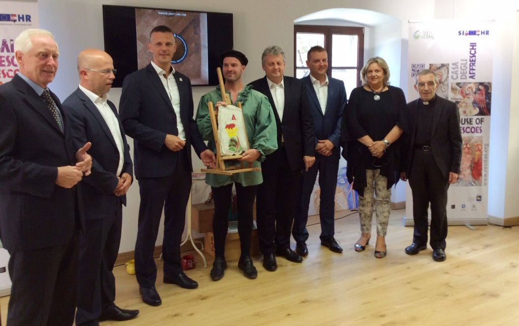 Na otvorenju Kuće fresaka u Draguću