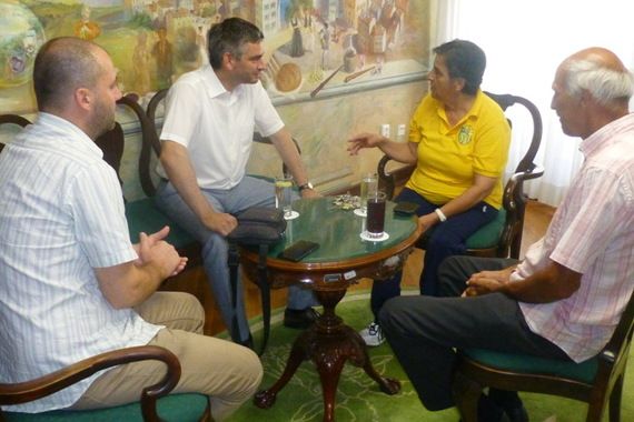 Miletić primio legendu pulskog nogometa Silvanu Sorbolu Rožanković