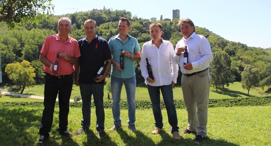  Vinari Marino Markežić, Rino Prelac, Sergej Sinković i Gianfranco Kozlović s Ivanom Jakovčićem