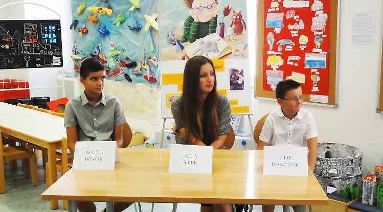 Matija Benčik, Anja Šipek i Filip Ivančević