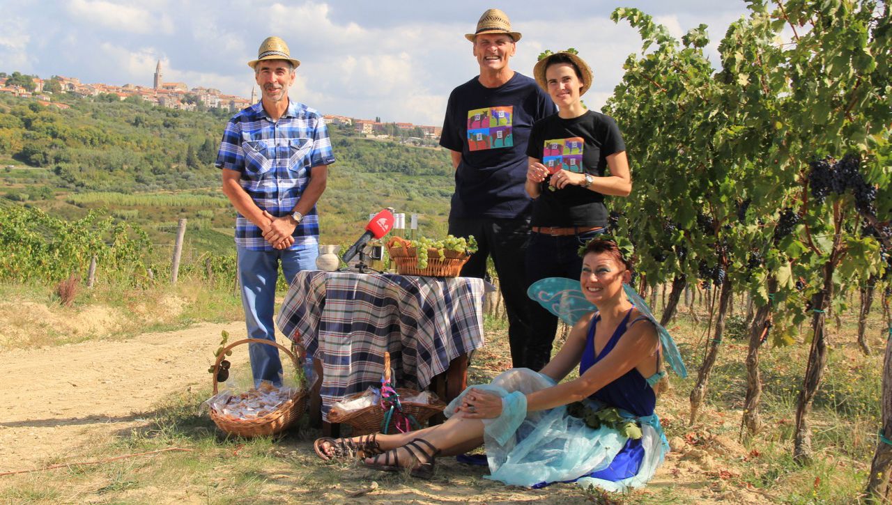 Valter Basannese, Edi Andreašić, Ana Pelko i Rosanna Bubola