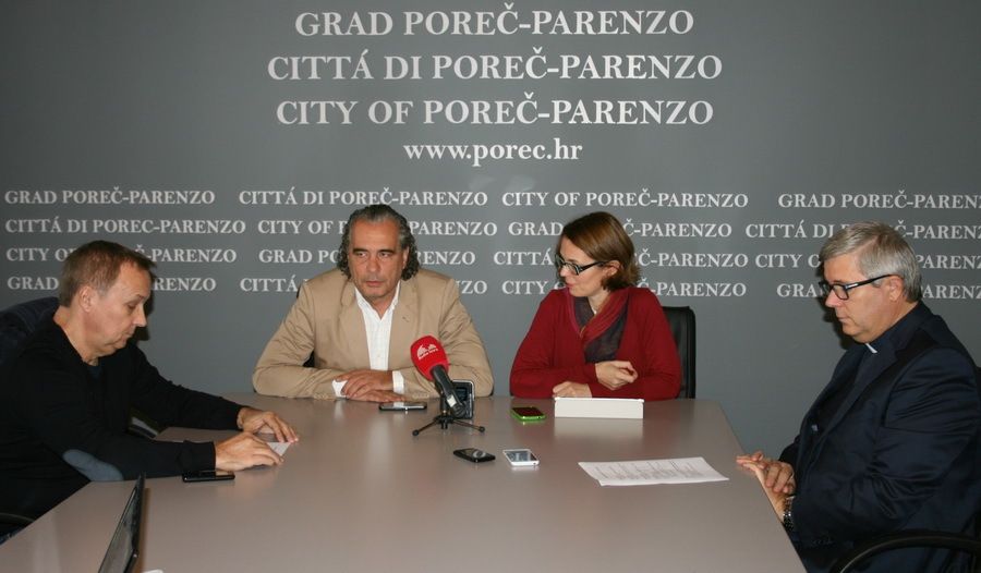 Srgio Pavat, Damir Miloš, Nadia Štifanić Dobrilović i vlč. Milan Zgrablić