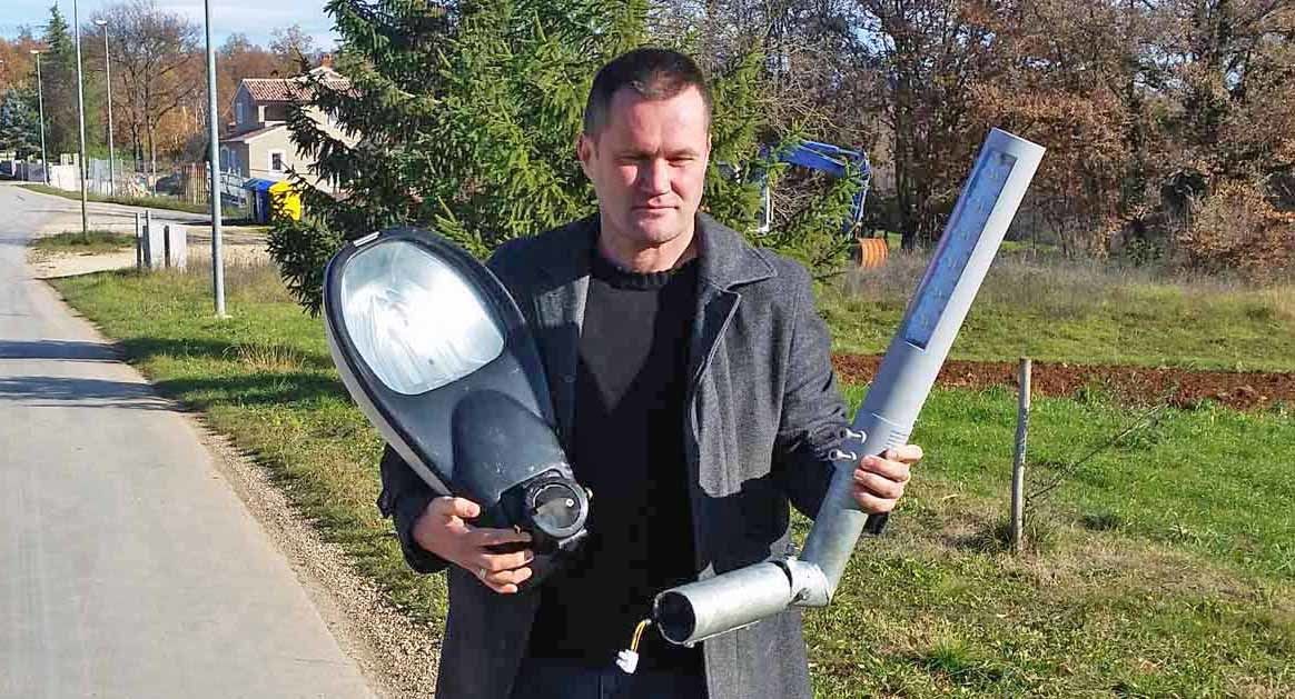 Mario Bratulić s novim rasvjetnim tijelima