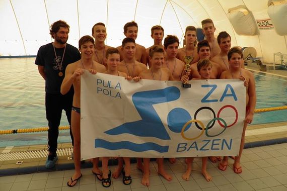 VK klub Pula pobjednik Kupa Primorsko-Goranske županije za mlađe od 13 godina