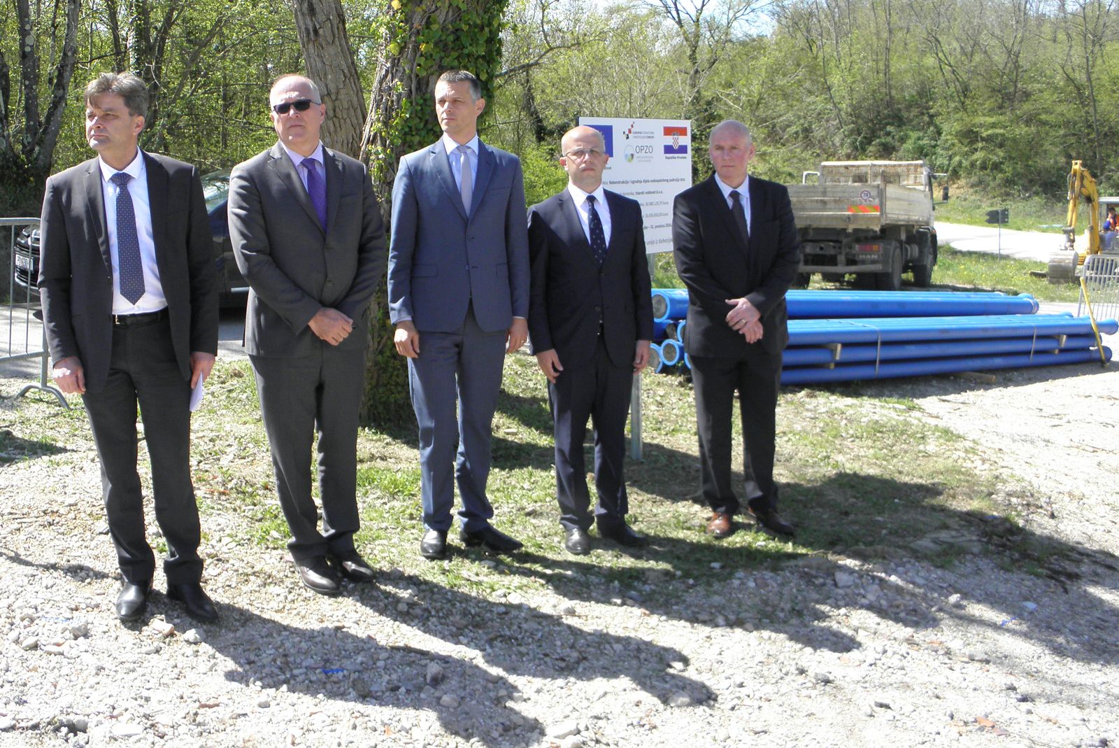 Mladen Nežić, Ivica Plišić, Valter Flego, Emil Daus i Vanja Rački