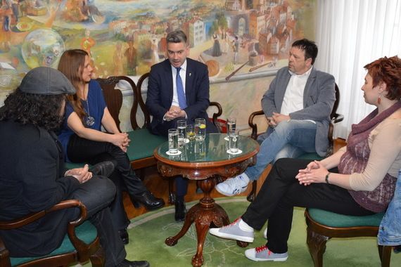 Miletić primio etno glazbenike Elis Lovrić i Franka Krajcara