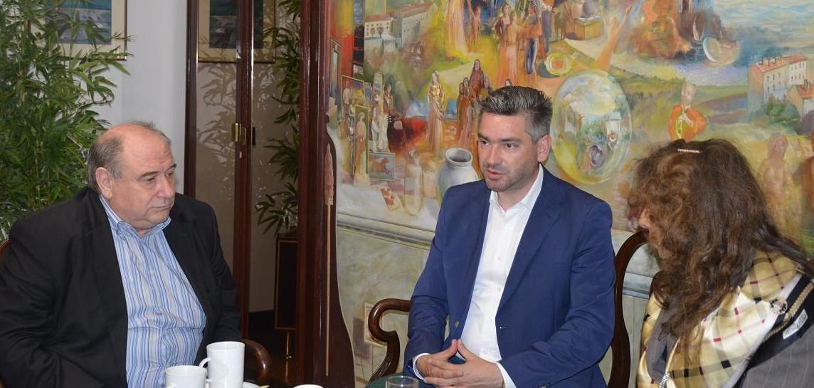 Prof. dr. sc. Alfio Barbieri i gradonačelnik Pule Boris Miletić 