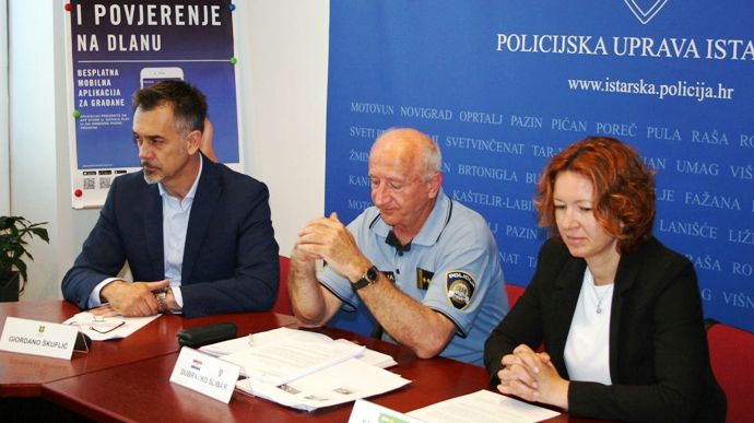 Giordano Škuflić, Dubravko Šlibar i Sanja Cinkopan Korotaj