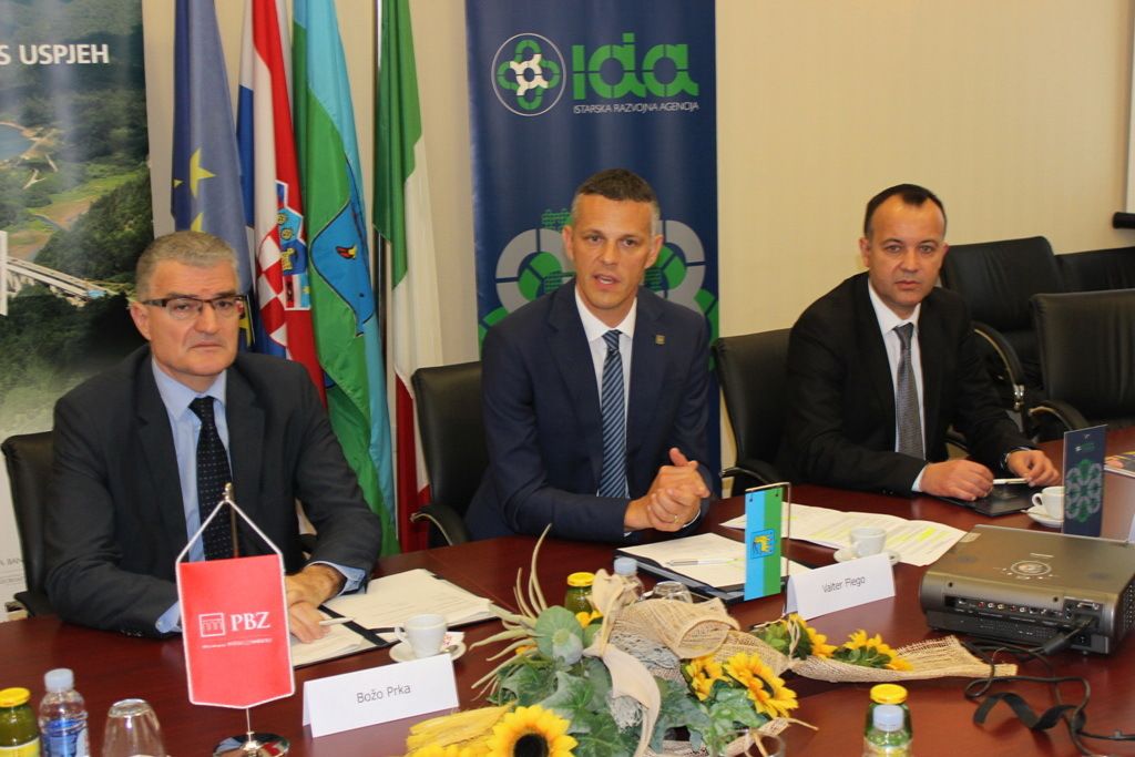 Božo Prka, Valter Flego i Boris Sabatti