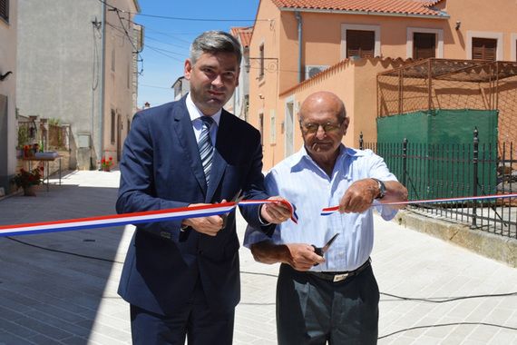 Miletić svečano otvorio obnovljenu Ulicu sv. Margarete u Štinjanu
