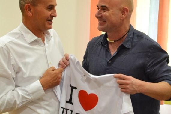 Svjetska teniska legenda Andre Agassi kod gradonačelnika Umaga