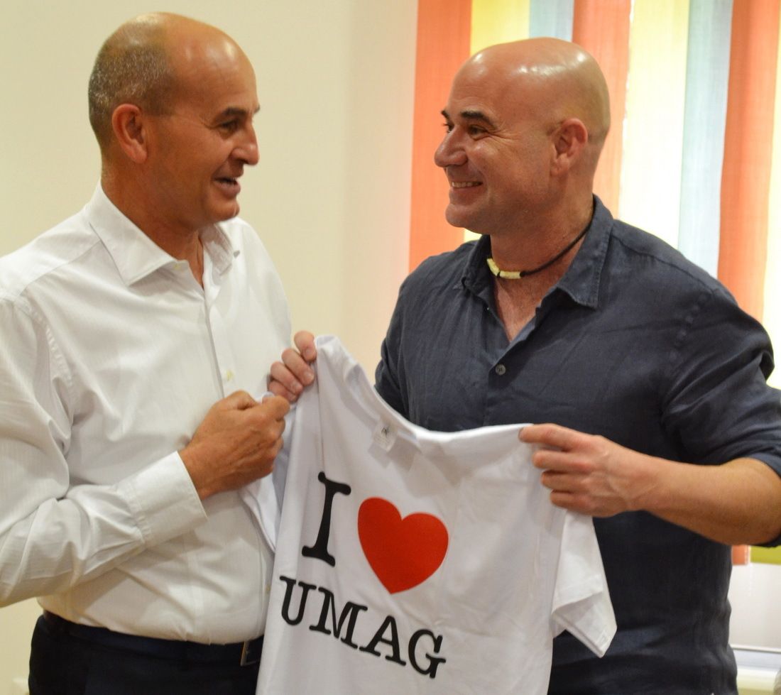 Vili Bassabese i Andre Agassi