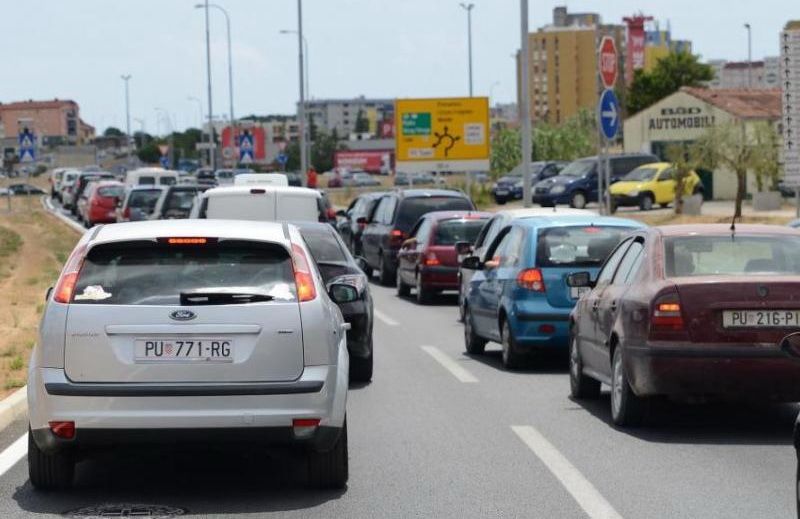 U Puli se danas očekuju velike prometne gužve (foto: Glas Istre)