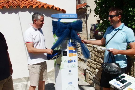 U Medulinu otvoren javni servis za najam bicikla