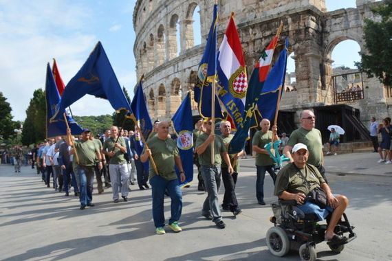 Pula i Istra Mimohodom branitelja obilježili Oluju