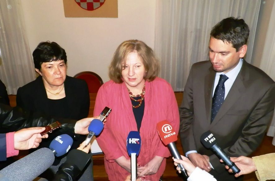 Viviana Benussi, Andrea Zlatar i Boris Miletić