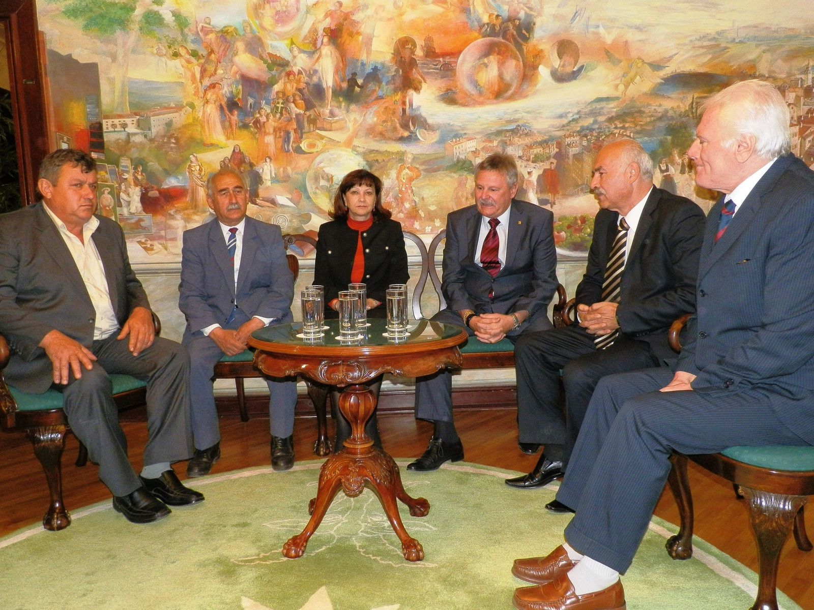 Marčelo Trošt, Slobodan Buršić, Vera Radolović, Ljubomir Cerovac, Srećko Ševerlica i Romano Radetić