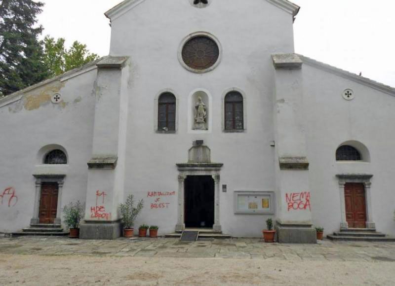 Išarana crkva u Pazinu (foto: Glas istre)