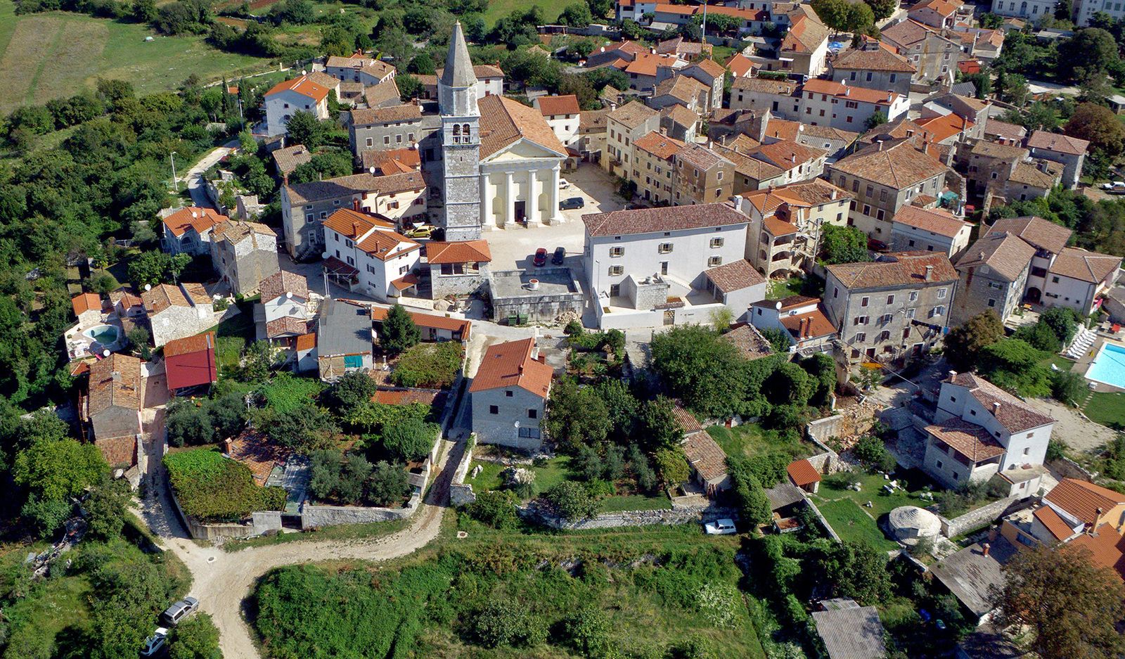 Višnjan iz zraka