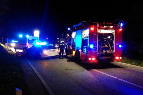 Nesvakidašnja prometna u Pazinu: Zabio se u policijsko vozilo i pobjegao