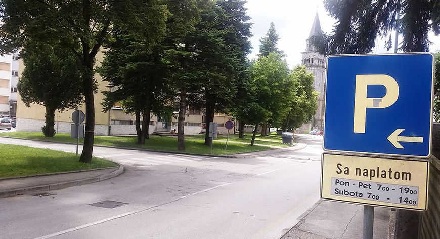 Oznake za parkirališta u Pazinu (ilustracija: Usluga)