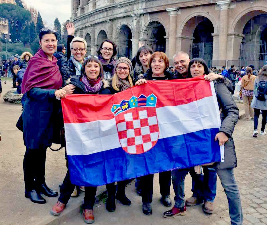 Predstavnici zbora Rubino u Rimu