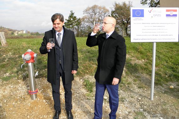 Svečano otvoren vodovod u Pazu, općini nove razvojne mogućnosti