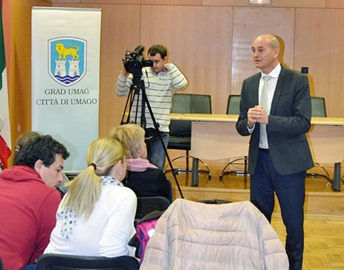 Gradonačelnik Vili Bassanese na susretu s najpotrebitijim građanima i građankama Umaga