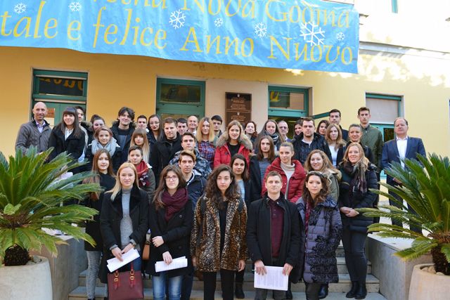 Umaški studenti na prijemu u Gradu Umagu
