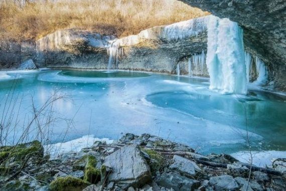 Prekrasna ledena bajka na Pazinskom krovu