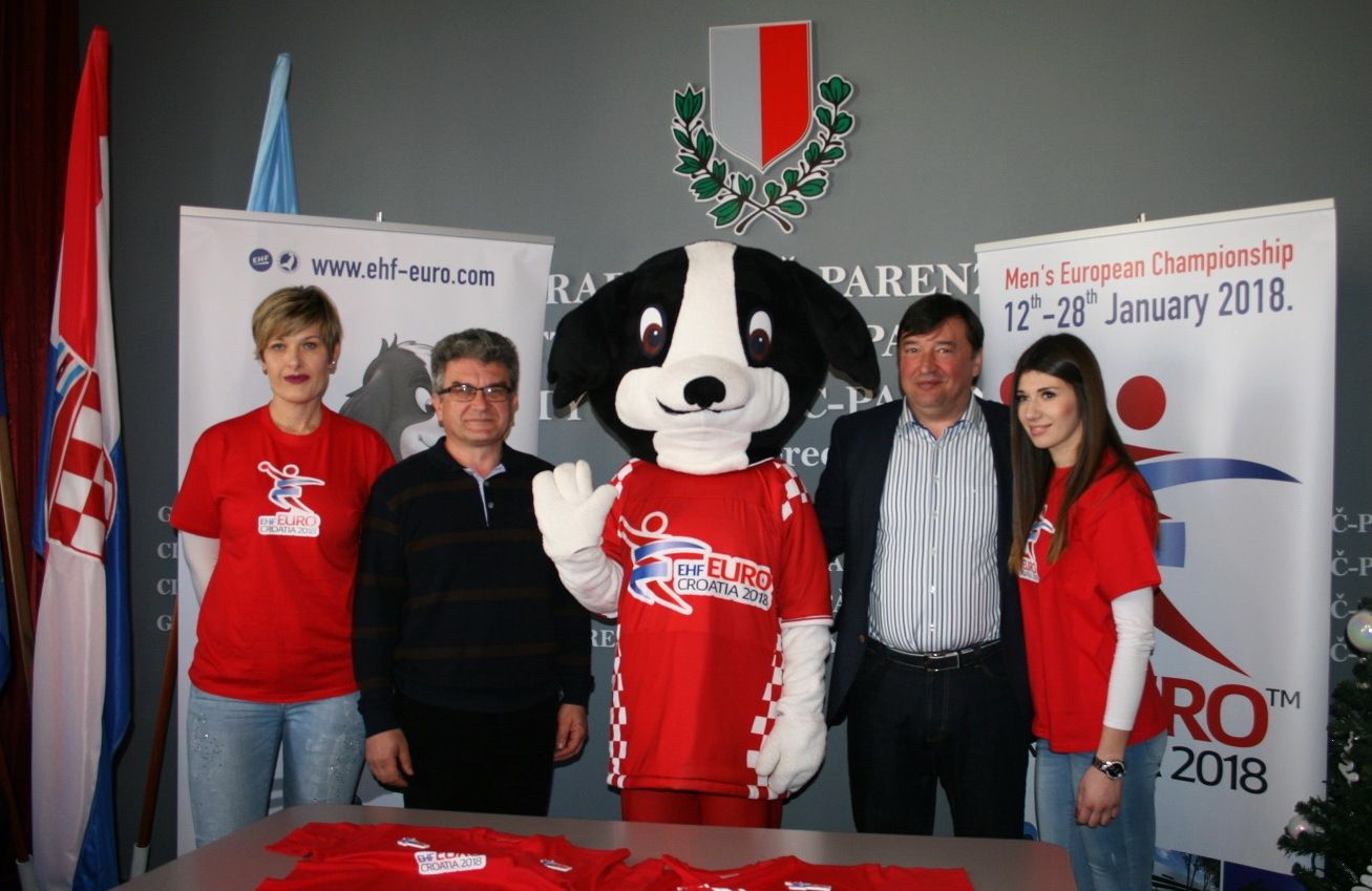 Na konferenciji je predstavljena i službena maskota prvenstva – stilizirani pas rase tornjak, naziva TOR