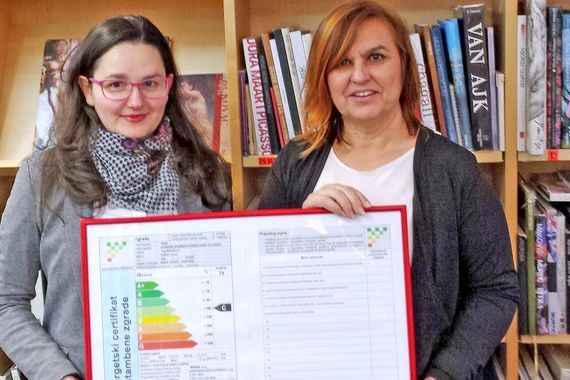 Gradska knjižnica Poreč dobila energetski certifikat