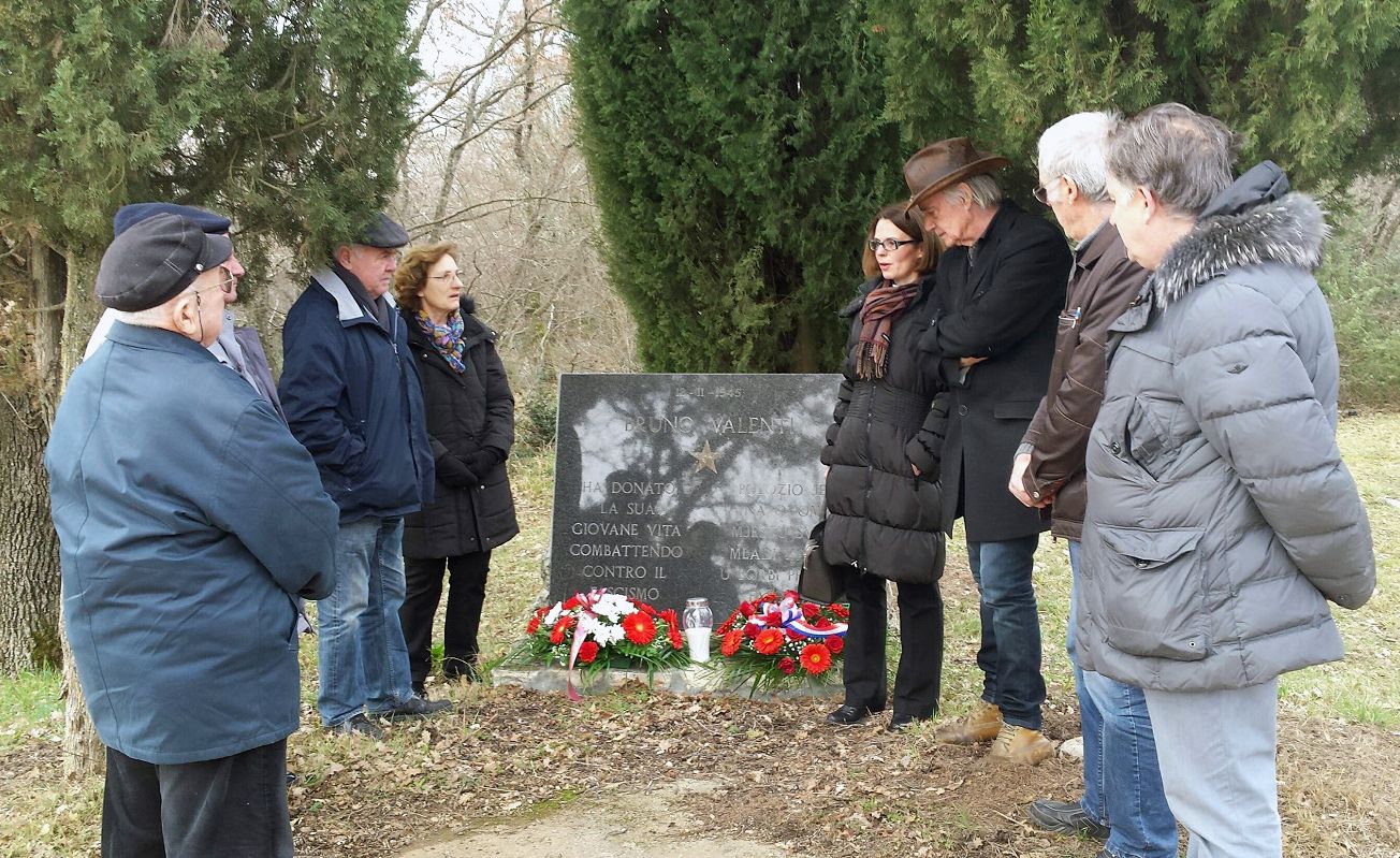 Predstavnici Udruge antifašističkih boraca i antifašista, Grada Poreča i Zajednice Talijana Poreč na mjestu pogibije Bruna Valentija
