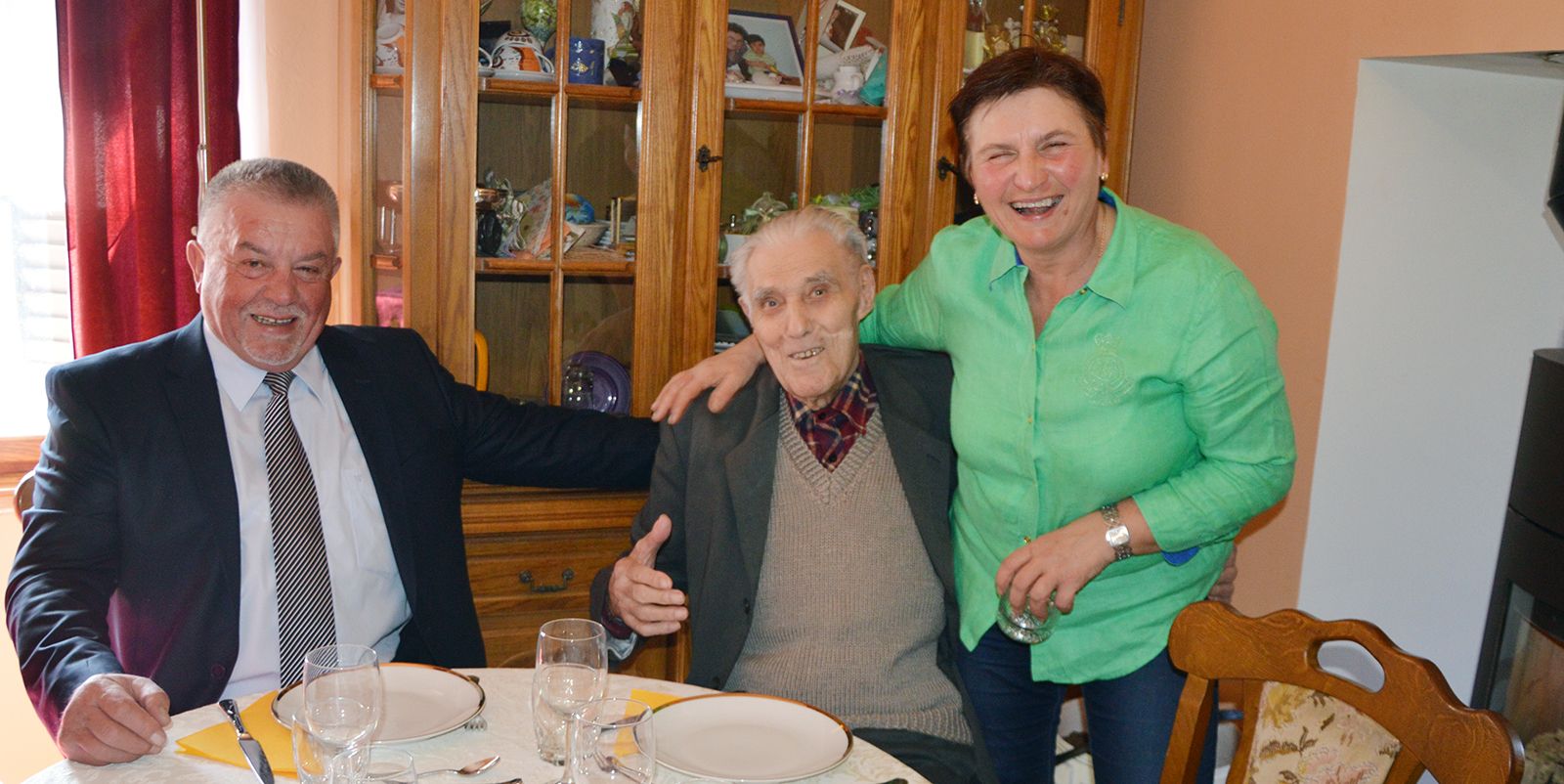 Ivan Mijadrušić, Leopold Gojtanić i Mirjana Brljafa