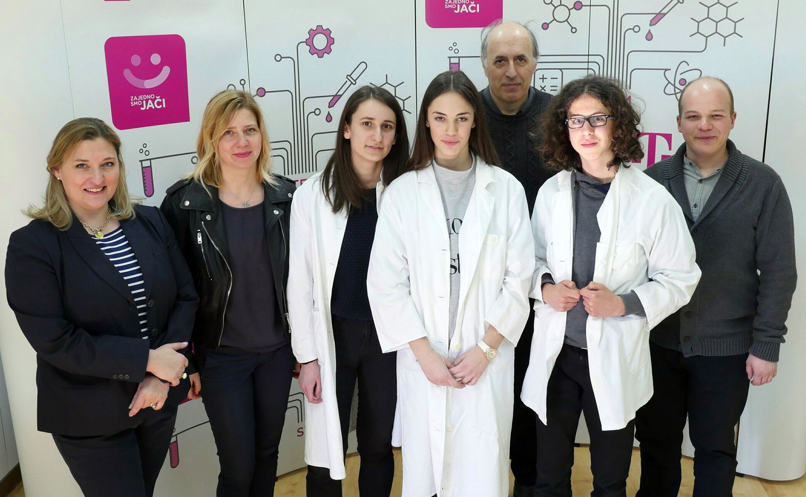 Iva Lopac Butorac,Nina Išek Međugorac, Korado Korlević, Petar Čuček i mladi istraživači