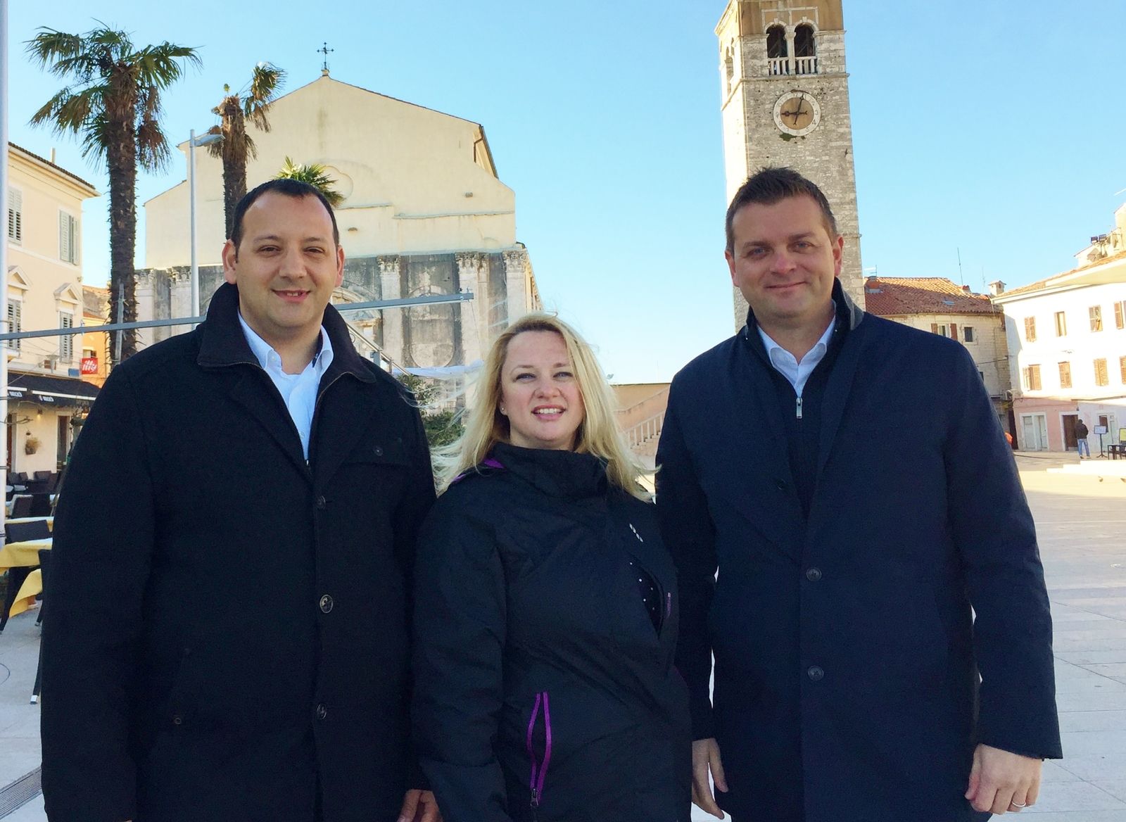 S konferencije IDS-a Umaga: Slaven Paić, Sunita Prodan Benolić i Daglas Koraca