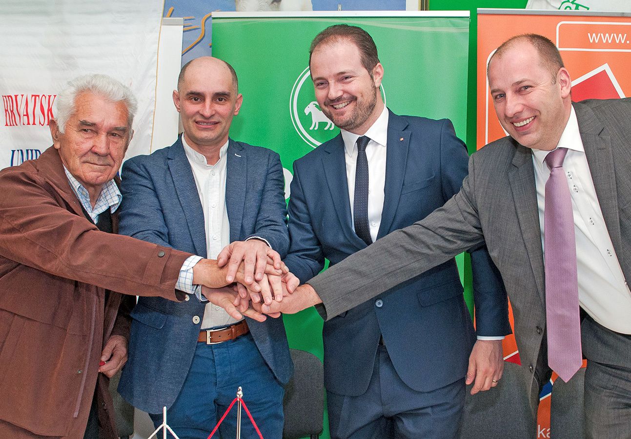 Vinko Stihović, Dragan Šipraka, Zvonko Liović i Renato Krulčić