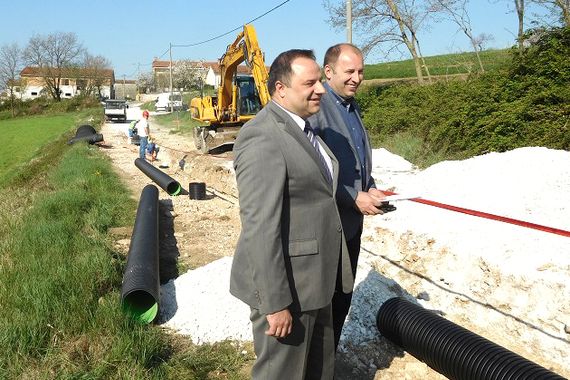 Započela izgradnja kanalizacije naselja Brajkovići-Trviž
