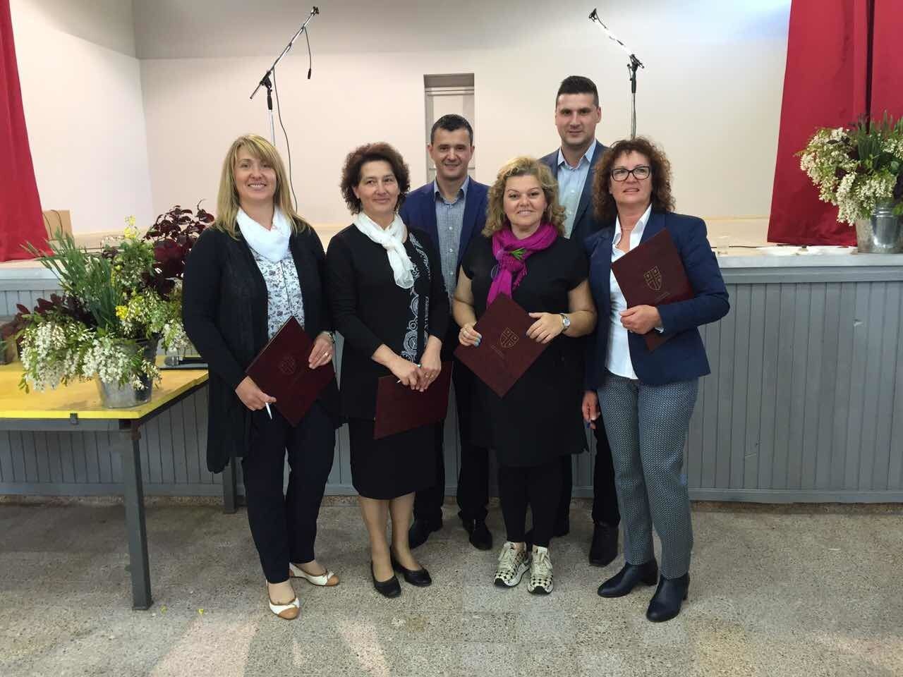 Davor Ban, Marko Ferenac, Gordana Bottezar, Rita Ritossa, Claudia Pilato i Tanja Božić
