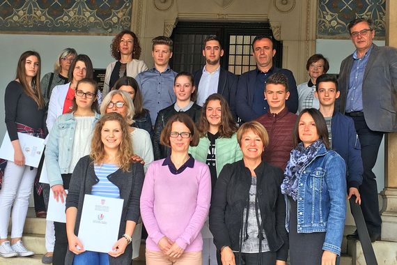 Prijem za prvake državnih natjecanja porečke osnovne i srednjih škola