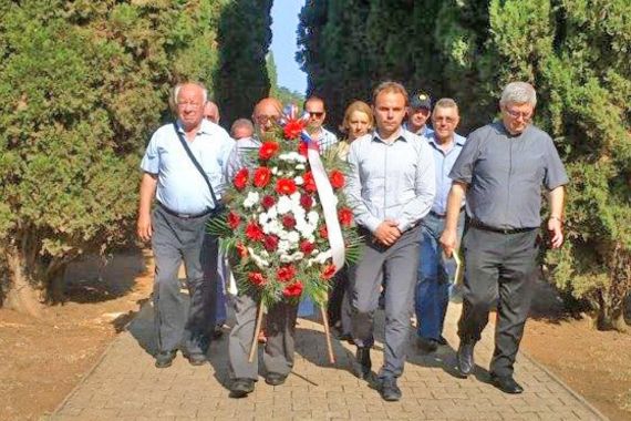 Polaganje vijenaca u povodu Dana državnosti u Poreču