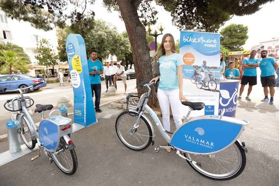 Valamar u Poreču uveo moderan sustav za iznajmljivanje bicikala