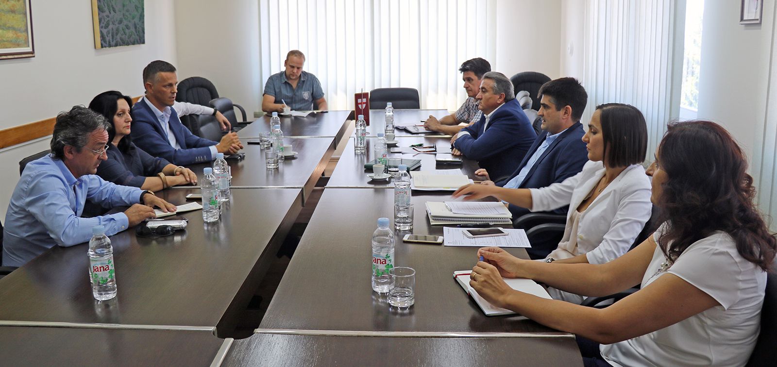 Župan Flego na sastanku s predstavnicima Grada Buje