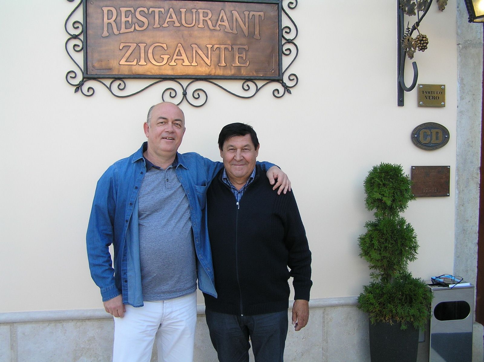 Damir Strugar i Giancarlo Zigante 